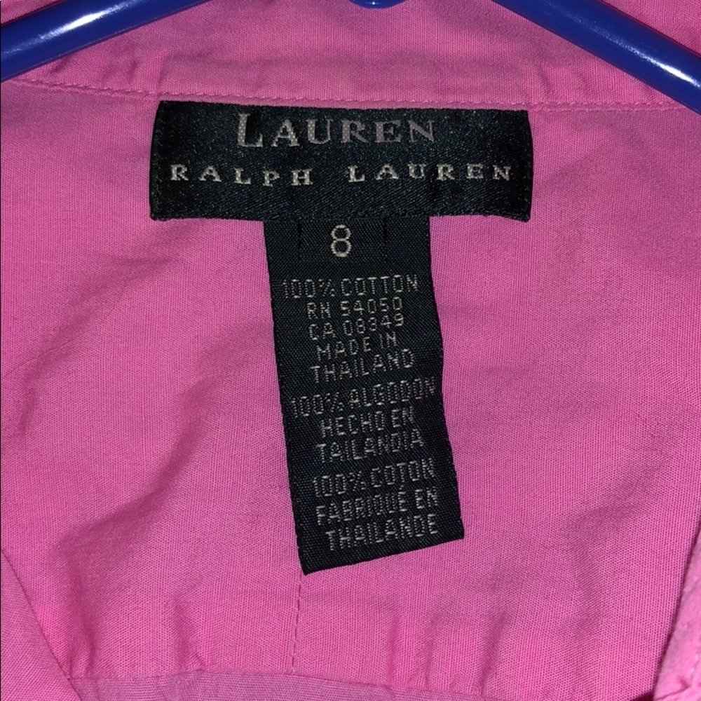Pink Ralph Lauren Button Down - Picture 3 of 3